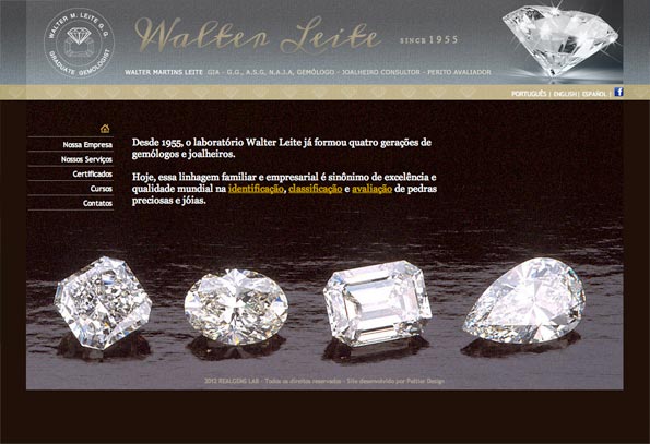 Web Design für Juwelier Walter Leite